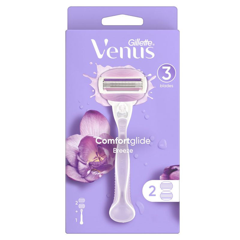 Gillette Venus Breeze HAir Removal Razor - 2 count "شفرات فينوس لإزالة الشعر" image 0