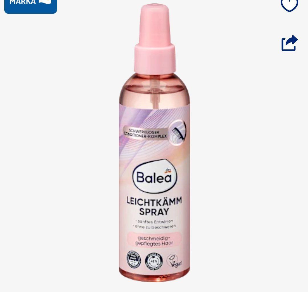 balea leichtkamm spray سبراي فك التشابك من باليا