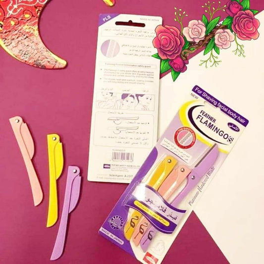 Flamingo blades for facial hair removal "شفرات فلامنجو لإزالة شعر الوجة" image 0