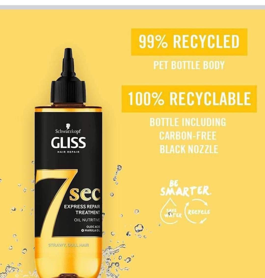 Schwartzkopf Gliss Kur Express Repair Kur 7 Sec Oil Nutritive 200 ml "Gliss Kur 7 sec image 3