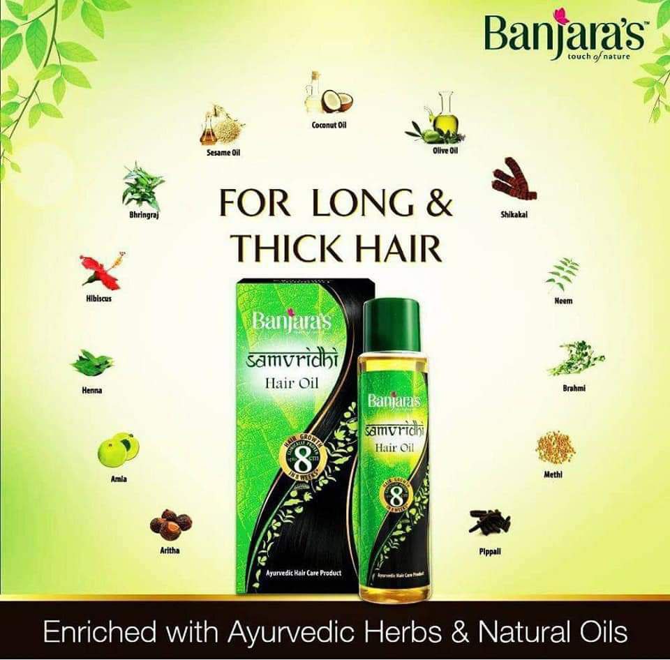 Banjaras Samvridhi Hair Oil 125 ML "زيت بانجارا سمفريدهي 8 سم" image 0