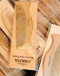 Ankita wooden hair comb "مشط خشب انكيتا" image 0