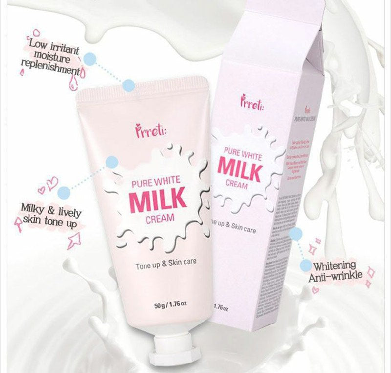 PRRETI Pure White Milk Cream 50g"كريم بريتي بيور وايت للتفتيح" image 2