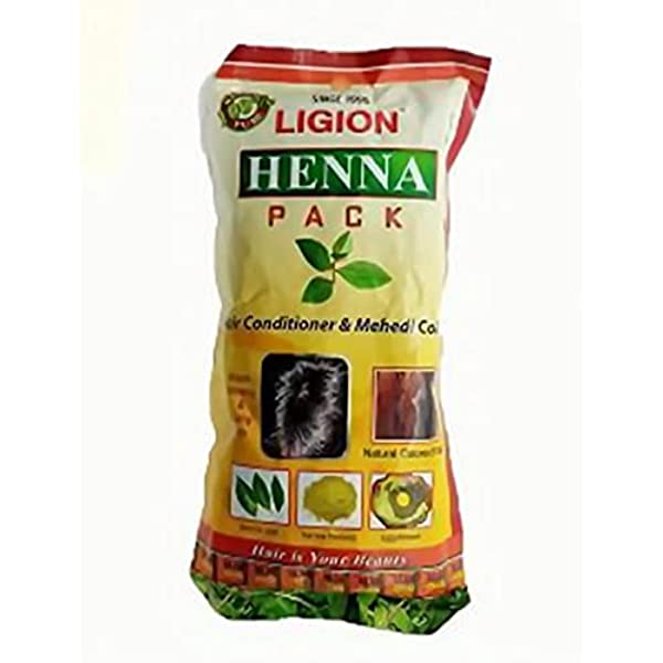 Ligion Indian Henna Natural Dye and Conditioner"حنه هندي من ليجون صبغه و بلسم طبيعي" image 0