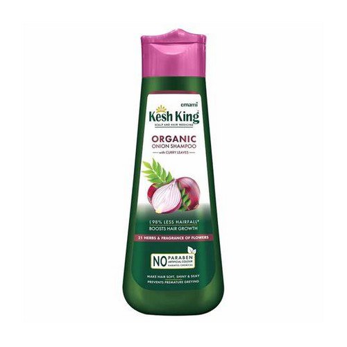 Kesh King Anti Hairfall Shampoo with onion and 21 herbs, 300ml "شامبو كيش كينج الايورفيدا بالبصل مع 21 نوع من الأعشاب ، يقلل من تساقط الشعر - 300 مل" image 0