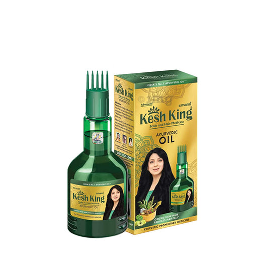 Kesh King Ayurvedic Hair & Scalp Oil . Green 300 ml " زيت كيش كينج لطب الشعر وفروة الرأس والأيورفيدا أخضر  300 مل " image 0