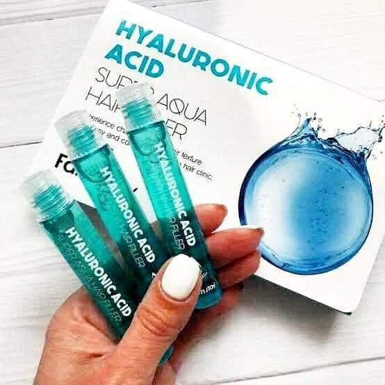 FarmStay Hyaluronic Acid Super Aqua Hair Filler"امبولات فلير الشعر فارم ستاى" image 1