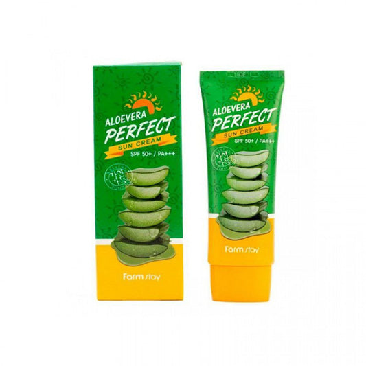 Farm Stay Aloe Vera Perfect Sun Cream SPF 50 + / PA +++
