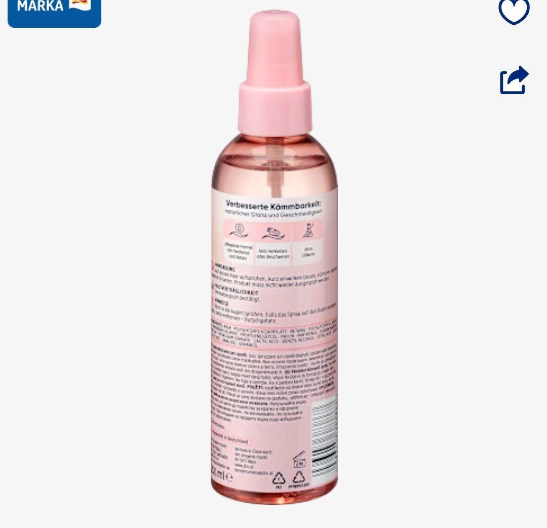 balea leichtkamm spray   سبراي فك التشابك من باليا